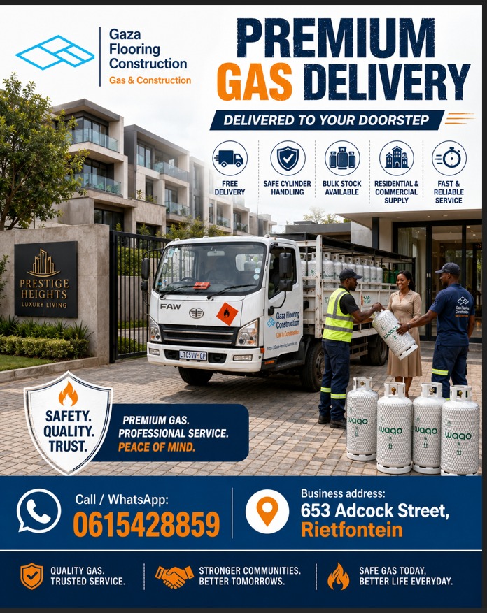 Premium gas delivery to doorstep